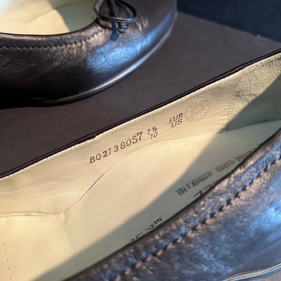 Mephisto Air-Relax Brown Leather Wedge Heels - Picture 8 of 8